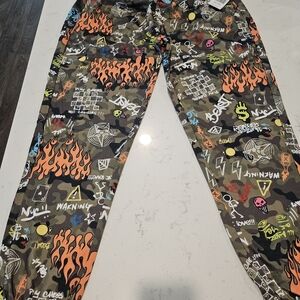 Graphic Camo Joggers